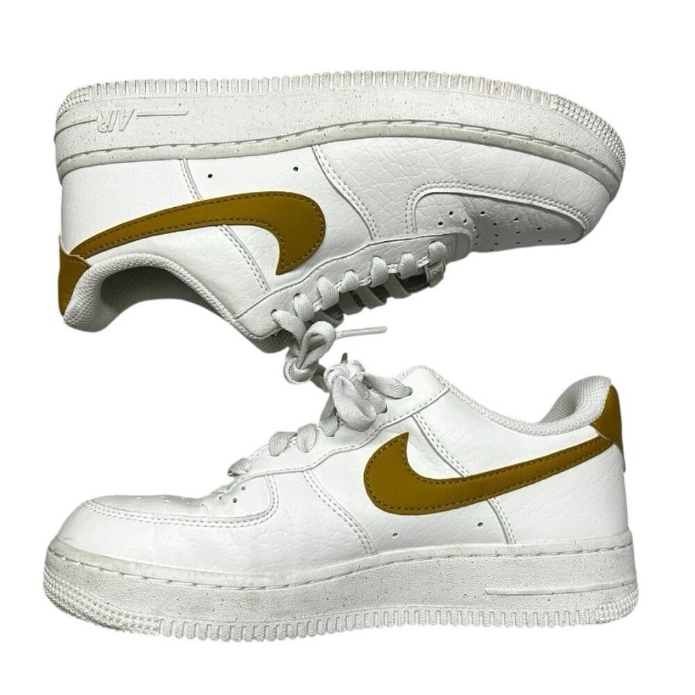 Nike Air Force 1 Low '07 SE Next Nature Summit White Bronzine Sneakers SIZE 6.5